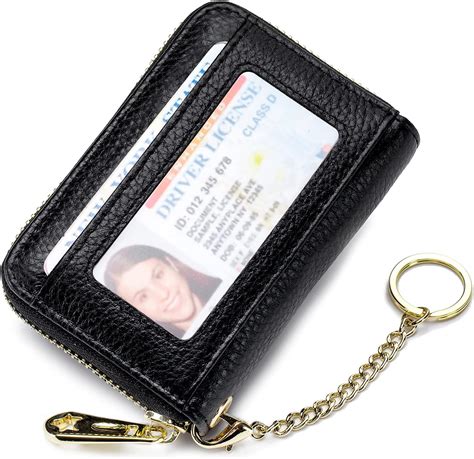 imeetu rfid credit card holder|imeetu RFID Credit Card Holder, Small Leather Zipper .